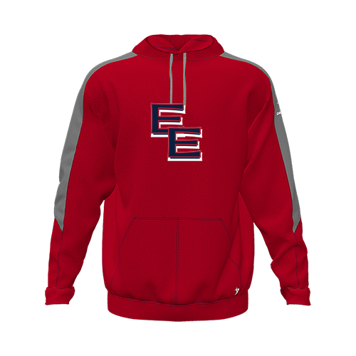 [CUS-DFW-HOOD-FLC-LSL-RED-YXS-LOGO1] Hoodie (Youth XS, Red, Logo 1)