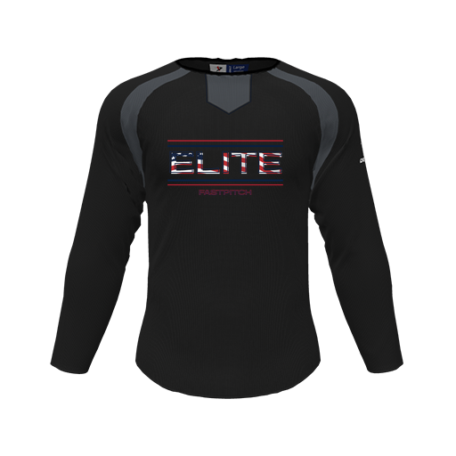 [CUS-DFW-PULL-FLC-CNK-LSL-BLK-YS-LOGO3] Pullover (Youth S, Black, Logo 3)