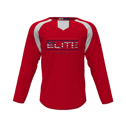 [CUS-DFW-PULL-FLC-CNK-LSL-RED-YS-LOGO3] Pullover (Youth S, Red, Logo 3)