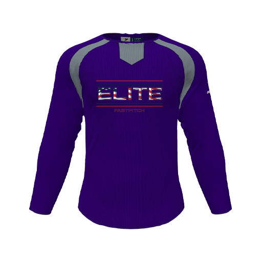 [CUS-DFW-PULL-FLC-CNK-LSL-PUR-YS-LOGO3] Pullover (Youth S, Purple, Logo 3)