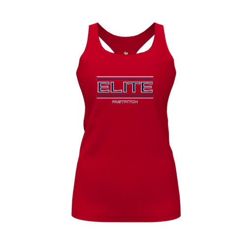[FT0TRBRD-FYS-LOGO2] Decker Racerback Tank Top (Female Youth S, Red, Logo 2)
