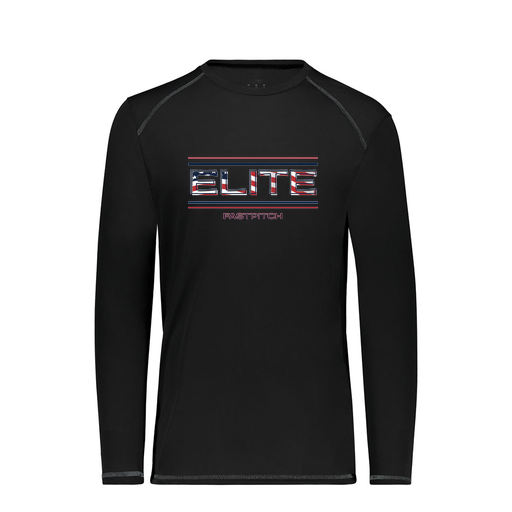 [6845.080.S-LOGO3] Men's SoftTouch Long Sleeve (Adult S, Black, Logo 3)