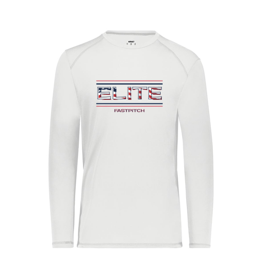 [6845.005.S-LOGO3] Men's SoftTouch Long Sleeve (Adult S, White, Logo 3)