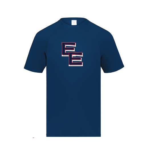 [2791.065.S-LOGO1] Youth Smooth Sport T-Shirt (Youth S, Navy, Logo 1)