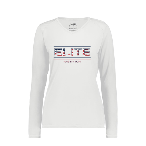 [6847.005.XS-LOGO3] Women's SoftTouch Long Sleeve (Female Adult XS, White, Logo 3)