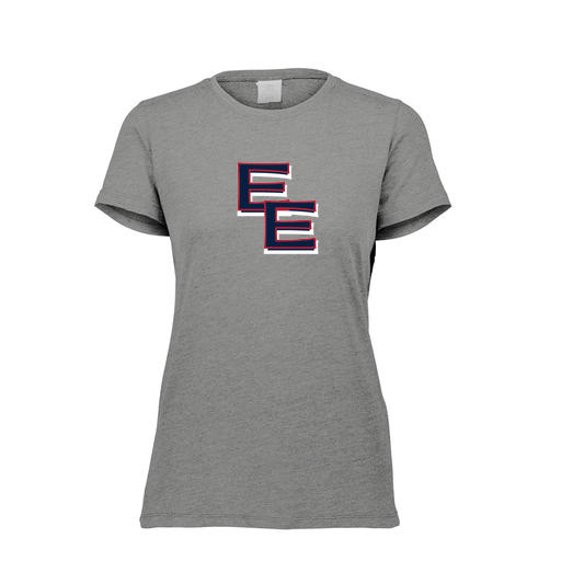 [FTSCUBGY-FAXS-LOGO1] Decker Women's Tri-Blend T-Shirt - Short Sleeve (Female Adult XS, Gray, Logo 1)