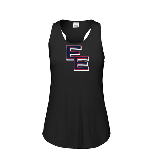 [3078.K94.S-LOGO1] Ladies Tri Blend Tank Top (Female Adult S, Black, Logo 1)