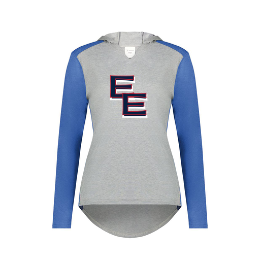 [6902.28V.XS-LOGO1] Ladies Vintage Hoodie (Female Adult XS, Royal, Logo 1)