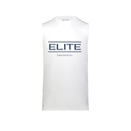 [222593.005.S-LOGO2] Men's CoolDry TankTop (Adult S, White, Logo 2)