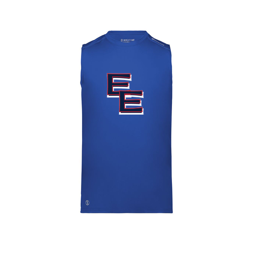 [222593.060.S-LOGO1] Men's CoolDry TankTop (Adult S, Royal, Logo 1)