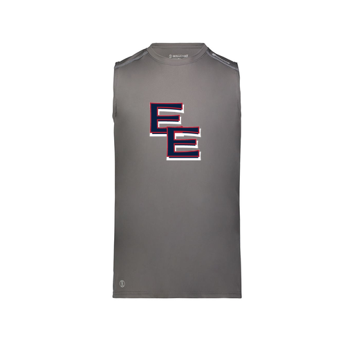 [222593.98D.S-LOGO1] Men's CoolDry TankTop (Adult S, Gray, Logo 1)