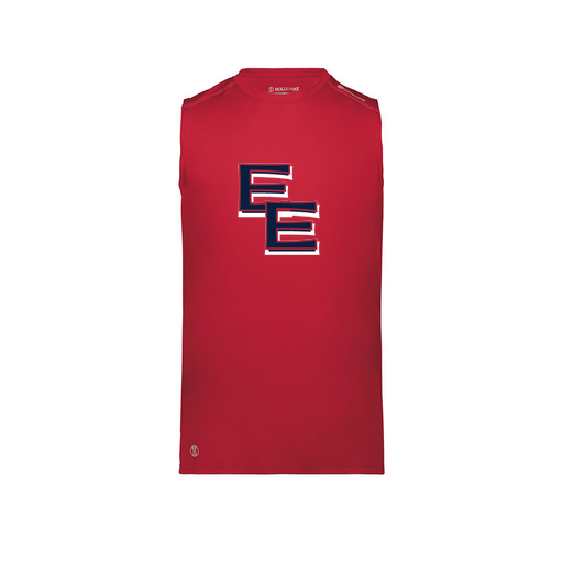[222593.083.S-LOGO1] Men's CoolDry TankTop (Adult S, Red, Logo 1)