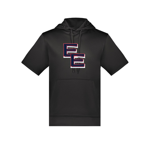[6871.080.S-LOGO1] Men's Dri Fit Short Sleeve Hoodie (Adult S, Black, Logo 1)