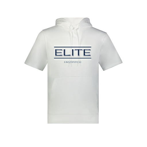 [6871.005.S-LOGO2] Men's Dri Fit Short Sleeve Hoodie (Adult S, White, Logo 2)