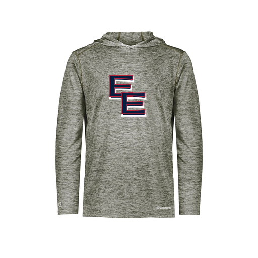 [FOLHCGGY-YS-LOGO1] Decker Youth Charge Hoodie (Youth S, Gray, Logo 1)