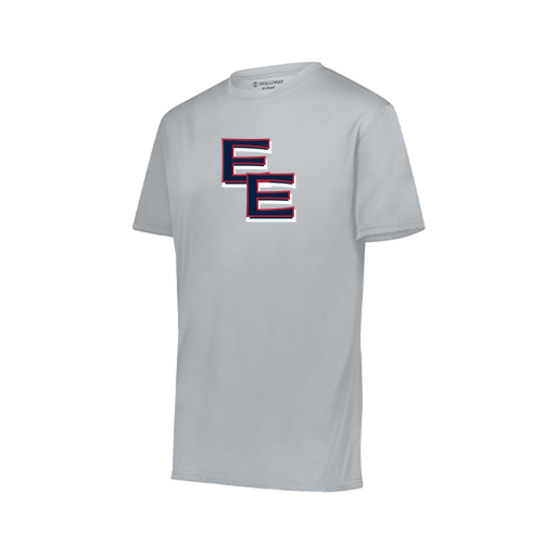 [222819.099.XXS-LOGO1] Youth Movement Dri Fit Shirt (Youth XXS, Silver, Logo 1)