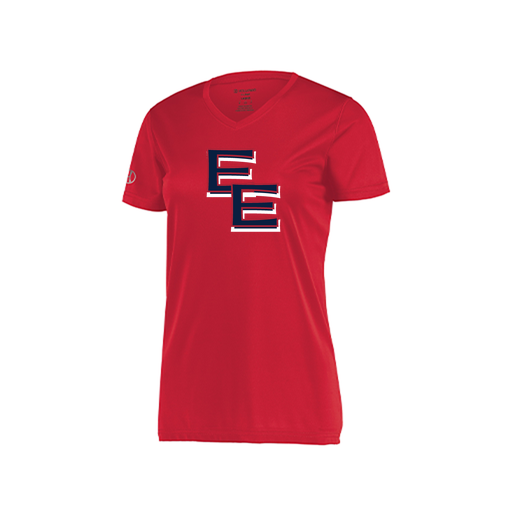 [222820.083.S-LOGO1] Ladies Movement Dri Fit Shirt (Female Adult S, Red, Logo 1)