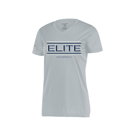 [222820.099.S-LOGO2] Ladies Movement Dri Fit Shirt (Female Adult S, Silver, Logo 2)