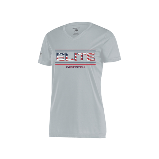 [222820.099.S-LOGO3] Ladies Movement Dri Fit Shirt (Female Adult S, Silver, Logo 3)